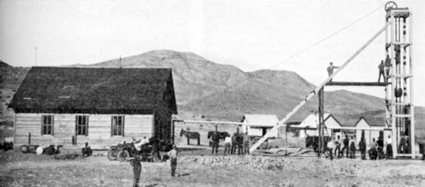 1880s saw first ore flow from Johnson Camp Mine